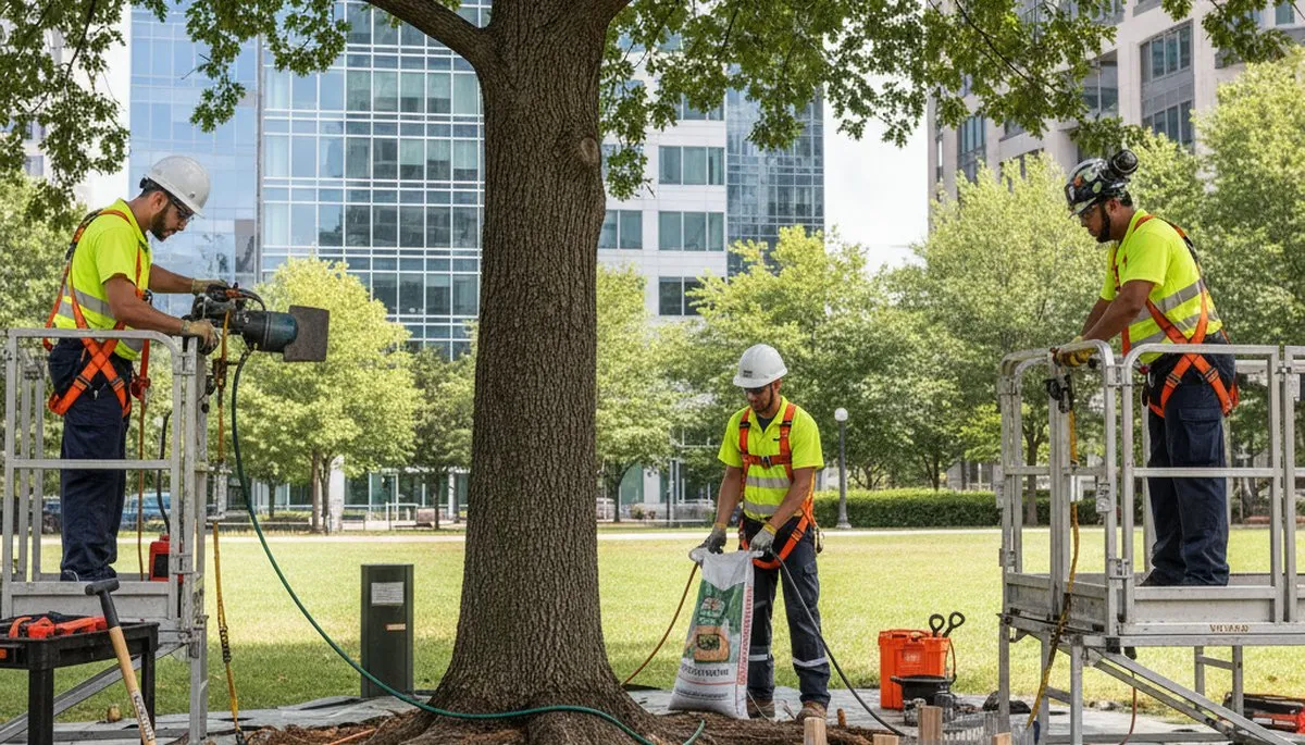 Arbor Tree Care protecting tree roots in Saint Petersburg, FL for stronger, healthier trees