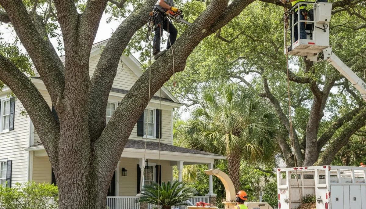 Tree removal crew providing safe tree service in Saint Petersburg, FL