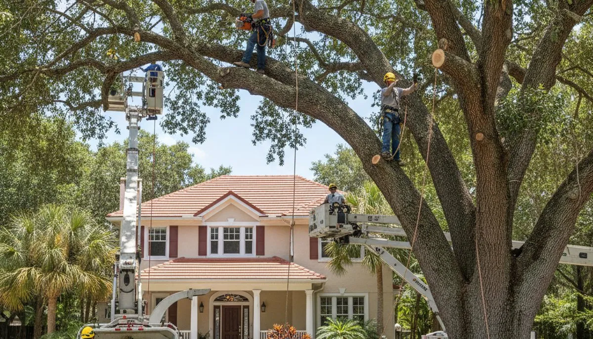 Professional tree removal service in Saint Petersburg, FL for safe trimming and cleanup